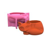 Awesomeonei Petit Renard Béton Silicone Pot Moule Succulent Pot De Fleurs Argile Ciment Plâtre Moules DIY Maison Jardin Pots De Fleurs Moule