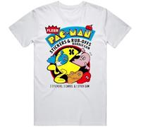 AWffffFDX33 Pac Man Wax Pack Cards Logo 80s 90s T Shirt