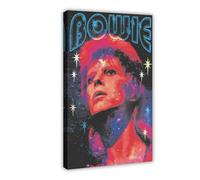 AWFGQ David Bowie Poster9 Poster sur toile - Décoration murale - Peintures pour salon, chambre à coucher - Style cadre - 40 x 60 cm