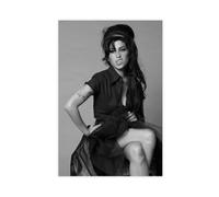 AWFGQ Poster sur toile Pop Singer, Amy Winehouse, décoration de chambre à coucher, paysage sportif, bureau, chambre, cadeau, sans cadre, 40 x 60 cm