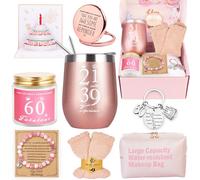 Awfrky Cadeau 60 ans Anniversaire Femme, coffret cadeau de joyeux 60e anniversaire pour meilleures amies, femme, maman, épouse, fille, sœur, sa petite amie, collègue, meilleure amie