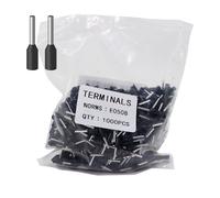 AWG22 Wire Ferrules Terminals, 1000pcs AWG22 Terminal Connector Wire Insulated Cord Pin Ends Terminals for Electric, Industrial, Chemical Industry, Power Control System, etc.