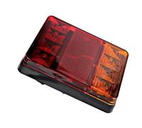 AWGNTQQ Ensemble De Feu Arrière Lot 2 Feux Arrière Voiture À 8 LED Feux D'avertissement DC 12 V Pour Remorque Camion Bateau