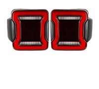 AWGNTQQ Ensemble De Feu Arrière Pour Jeep Pour Wrangler JK 2007-2018 Feu Freinage Feux Recul Feux Jour Ensemble Feux Arrière Voiture Remplacement 2x Feux Arrière À LED(USA Version)