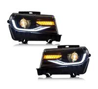 AWGNTQQ Phares Voiture Ensemble Phares Avant À LED DRL Pour Chevrolet Pour Camaro 2014 2015 LS SS LT(Normal Version)