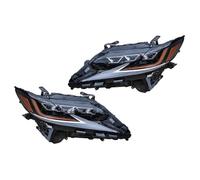 AWGNTQQ Phares Voiture Ensemble Phares Voiture À LED Double Projecteur Avec 3 Lentilles Pour Lexus ES ES200 ES260 ES300H ES350 2016-2017(For 2016-2017)