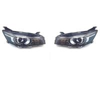 AWGNTQQ Phares Voiture Ensemble Remplacement L'assemblage Des Phares Voiture Pour MG 6 2017 2018 2019(LED Headlights 2 Pcs Left and Right)