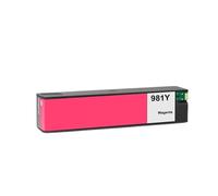 AWGSRZIU Cartouche à Jet d'encre Compatible 981Y Compatible avec imprimantes Couleur PageWide Enterprise 556xh 556dn 586dn 586f 586z MFP E58650(1PCS Magenta)