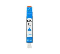 AWGSRZIU Cartouche d'encre 655XL Compatible avec Divers modèles Deskjet Ink Advantage, Dont 3525 5525 4615 4625 4525 6520 6525 6625(Cyan 1PC)