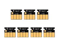AWGSRZIU Cartouche d'encre 7 Couleurs Compatible avec 871C et conçue Compatible avec Les imprimantes Latex 370 375 avec puces d'encre jetables Compatible avec Version européenne(1PCS Cyan)