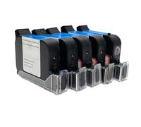 AWGSRZIU Cartouche d'encre à solvant écologique 25.4mm, Compatible avec imprimante Portable, Cartouche d'encre Invisible, 600DPI, Portable, avec Date d'expiration, compatibilité(25.4mm Printer)