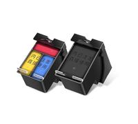 AWGSRZIU Cartouche d'encre Rechargeable 300XL, Compatible avec HP300 Compatible avec Deskjet F4280 F4580 D2560 D2660 D5560 100 110 120 C4680 C4683 C4685(BK-CL)