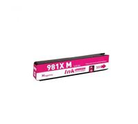 AWGSRZIU Cartouches d'encre compatibles Compatible avec imprimantes Couleur PageWide Enterprise 981A 981X, Compatible avec modèles 556xh 556dn MFP 586dn 586f 586z E58650(1PCS Magenta)