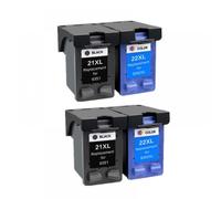 AWGSRZIU Paquet de 4 Cartouches d'encre compatibles Compatible avec 21 HP21 21xl F380 F2180 F2280 F4180 F4100 F2100 F2200 F300