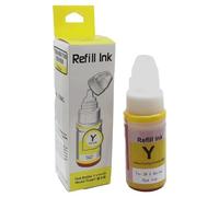 AWGSRZIU Recharge d'encre à Colorant Compatible, Compatible avec G1000 G1100 G1400 G2000 G2100 G2002 G2400 G3000 G4000 GI190 GI290 GI490 GI590 GI690 GI790 GI890 GI990(Y 70ML)