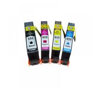 AWGSRZIU Remplacement d'encre Compatible avec Les Cartouches 655 à Utiliser avec Les imprimantes Deskjet 3525 4615 4625