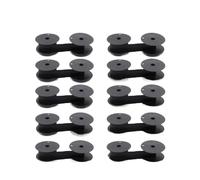 AWGSRZIU Ruban Carbone Compatible avec Machine à écrire GR24, 10 Paquets, Noir, Rouge, Compatible avec Caisse enregistreuse, Calculatrice, Cartouche d'encre, Bobine de Ruban(GR24 Black 10pcs)
