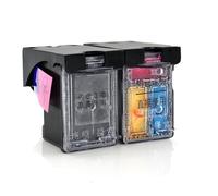 AWGSRZIU Vliaxh - Cartouche d'encre de Recharge Compatible avec 667 667 XL, Compatible avec modèles Deskjet Plus Ink Advantage 6075 6475 6476 1275 2374 2375 2376 2775 2776(One Set)