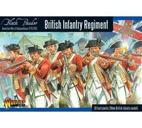 American Revolutionary War Black Powder: British Infantry Regiment 1776-1783 30 Plastic Toy Soldier Figures (28mm) Assembly Required