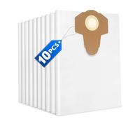 Awinker Lot de 10 sacs d'aspirateur Vacmaster de 30 l compatibles avec Vacmaster 950131 30 l - Sacs à poussière à filtration fine pour aspirateurs humides et secs, extracteurs de poussière - Blanc