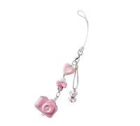 AWJUWHBJ Adorable porte-clé en alliage pour appareil photo et sac à main, accessoire pour clés de voiture, sac à main, décoration vintage, C, Hanging rope
