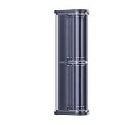 AWJUWHBJ Boîte de rangement pour batterie 6 x 18650 avec affichage du circuit, lumière de camping amovible, boîtier transparent pour batterie