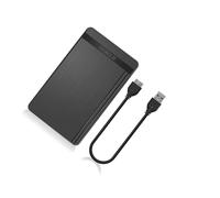 AWJUWHBJ Boîtier externe USB 3.0 à vitesse rapide pour disque dur de 2,5" - Stockage portable avec coque en PC brossé et station d'accueil pour disque dur