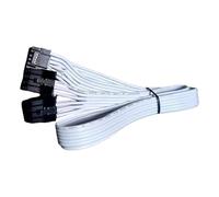 AWJUWHBJ Câble PCIE 5.0 plat 16 AWG de 8 broches vers 16 broches 12 VHPWR pour une gestion facile et une meilleure efficacité de refroidissement