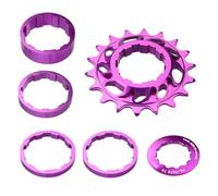 AWJUWHBJ Cassettes de vélo rouages roues libres VTT roues libres haute résistance 18T roue d'inertie à vitesse unique facile à installer accessoire de cyclisme