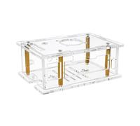 AWJUWHBJ Coque de protection en acrylique transparent pour RV2 avec ventilateur de refroidissement, coque transparente pour gestion thermique, dissipation de la chaleur