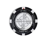 AWJUWHBJ Golfs Green Reader Marqueurs de balle double face Niveaux de précision élevée Aide à la lecture pour une mise précise avec niveaux à bulle Accessoire de golf léger