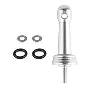 AWJUWHBJ Insertion dans/vis dans le support de moulinet de pêche Canne d'équilibre de roue de pêche en aluminium Équilibreurs de moulinet de pêche avec anneaux en caoutchouc Équipement de pêcheurs