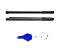 AWJUWHBJ Lot de 2 stylos à encre invisible avec lumière LED pour marquer des notes secrètes, des messages secrets, des cadeaux de Noël pour enfants, marqueurs de décoration de gâteaux