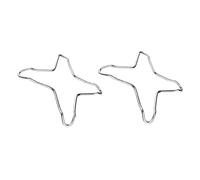 AWJUWHBJ Lot de 2 supports de brûleurs pour cafetière, dessous de plat, petits pots pour grils, accessoires de cuisinière, support de plaques de cuisson