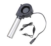 AWJUWHBJ Petit ventilateur de barbecue électrique 5 V avec contrôleur de vitesse variable pour barbecue