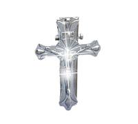 AWJUWHBJ Pinces à cheveux en forme de croix gothique, barrettes, clip latéral, épingles Y2K, épingles à cheveux tendance, accessoires féminins, cadeau croix, pince à cheveux, accessoire vintage