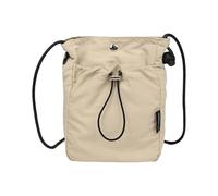 AWJUWHBJ Sac à bandoulière en toile avec cordon de serrage pour femme - Sac à main carré élégant pour téléphone portable - Pour tous les jours - Portefeuille à bandoulière carré pour téléphone, beige