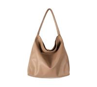 AWJUWHBJ Sac à main Toted en cuir synthétique - Style décontracté et tendance - Grand sac à bandoulière avec fermeture à boutons-pression - Pour femmes et filles, Couleur boue., One Size