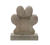 AWJUWHBJ Statue commémorative pour chien - Pierre tombale en résine - Sculpture pour jardin et intérieur - Pour réconforter les propriétaires d'animaux de compagnie en deuil - Marqueur funéraire