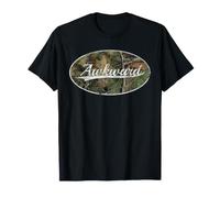 Awkward Camo Vintage Inspired Throwback Design T-Shirt