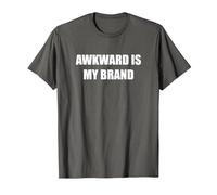 Awkward est ma Marque T-Shirt, Homme, Asphalte, 6XL