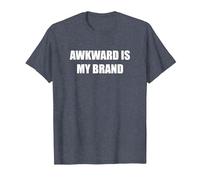 Awkward est ma Marque T-Shirt, Homme, Bleu Chiné, 6XL
