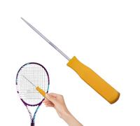 AWL Chaîne de Tennis, Crochet de chaîne de Badminton - Crochet fileté de cône de Raquette, Crochet Racquet Awl, Aide à la Corde de l'extracteur de Raquette pour Tennis, Badminton et