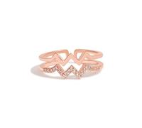 Awlve Amare Jewels Bague Ajustable - À Ma Soeur - Je Serai Toujours A Tes Côtés, Entièrement Ajustable Et Convient A Toutes Les Tilles De Doigts (Pink)