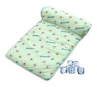 Awlve Arvento FRESHPET - Tapis Rafraîchissant pour Chats Et Chiens, Tapis De Bien-être pour Chien Et Chat, Coussin Oreiller Intégré Frais avec (Vert,L80*60cm)