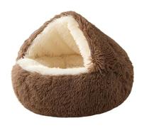 Awlve Lit Cocon Thérapeutique Pilcozy pour Chat et Petit Chien, Transformez L’hypervigilance en Sommeil Profond (Marron,M(65CM))