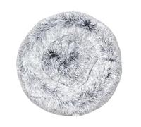 Awlve MrFluffyFriend™ - Coussin Anti-Stress pour Chien pour Chiens De Petite, Moyenne Et Grande Taille Chat Lavable Peluche Animale Compagnie Lit Donut (Gris Clair,M-60CM)