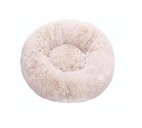 Awlve MrFluffyFriend™ - Coussin Anti-Stress pour Chien pour Chiens De Petite, Moyenne Et Grande Taille Chat Lavable Peluche Animale Compagnie Lit Donut (Abricot,L-70CM)