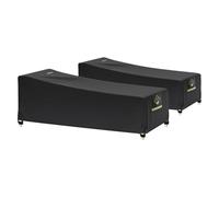 Awnic 2 pièces Housse de Protection pour Chaise Longue de Jardin, Couverture de Chaise Longue en rotin, imperméable 420D, 200 x 75 x 40/70 cm
