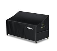 AWNIC Housse de banc 3 places imperméable et indéchirable en polyester 420D pour banc de jardin 3 places 160 x 70 x 60/88 cm